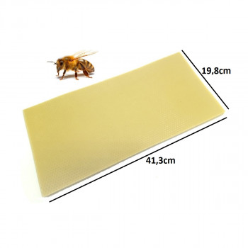 Foto do produto cera de abelha 100% pura em laminas 1kg padrão cx americana ninho